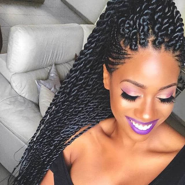 50 Beautiful Ways To Wear Twist Braids For All Hair Textures Throughout Twists And Braid Hairstyles (View 6 of 25)