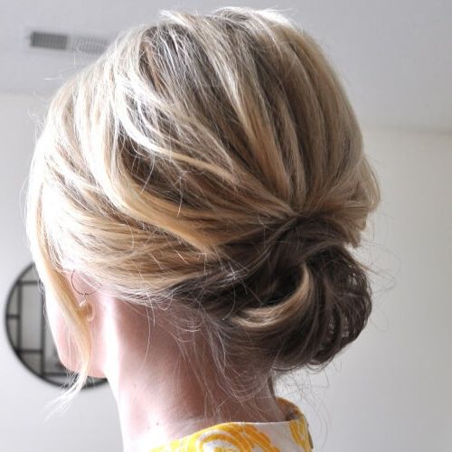 50 Cool Ways You Can Sport Updos For Short Hair | Hair In Tie It Up Updo Hairstyles (Photo 23 of 25)