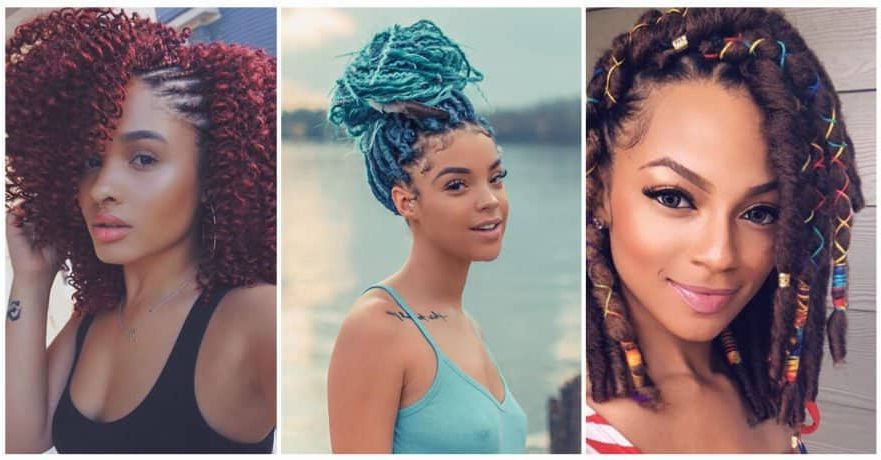 50 Stunning Crochet Braids To Style Your Hair For 2019 With Newest Dramatic Side Part Braided Hairstyles (View 18 of 25)
