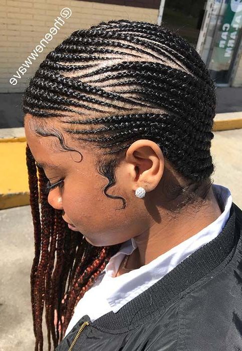 61 Best Lemonade Inspired Braids | Stayglam Hairstyles With Regard To Most Recently Zig Zag Cornrows Braided Hairstyles (View 4 of 25)