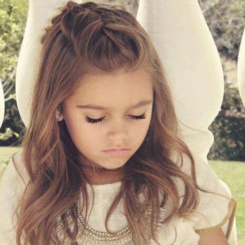 65 Cute Little Girl Hairstyles (2019 Guide) In Simple Half Bun Hairstyles (View 24 of 25)