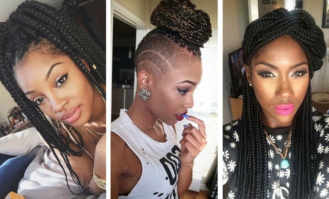 70 Box Braids Hairstyles That Turn Heads | Stayglam With Most Recent Box Braided Hairstyles (Photo 19 of 25)