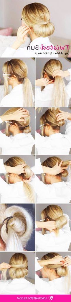 70+ Fun And Easy Updos For Long Hair | Lovehairstyles Within Simple Pony Updo Hairstyles With A Twist (Photo 20 of 25)