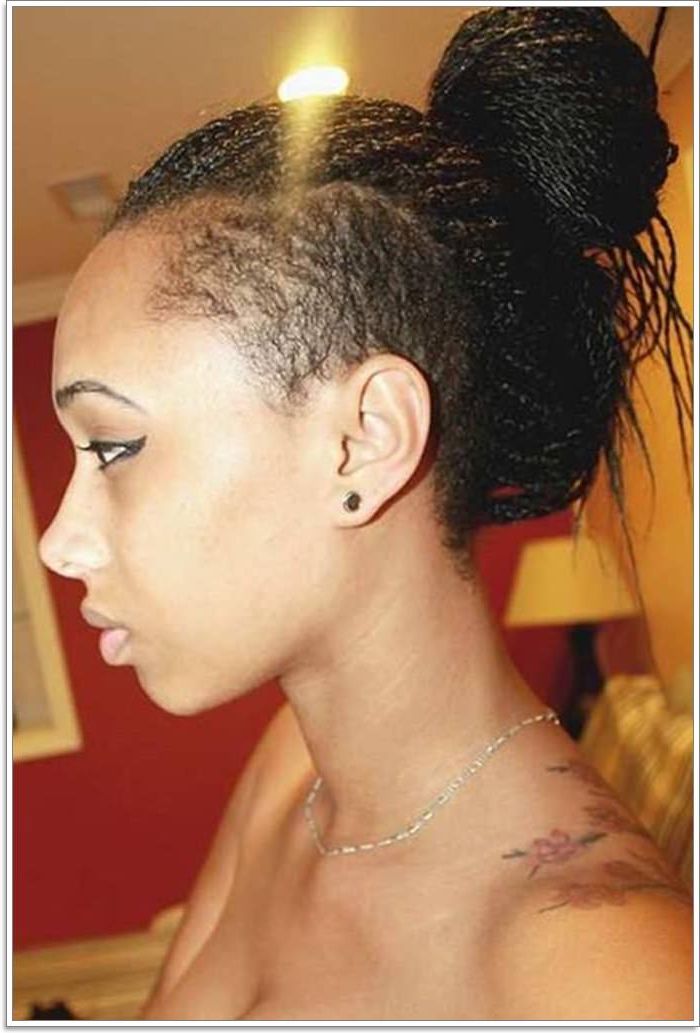81 Micro Braids You Cannot Miss Pertaining To Latest Shaved Platinum Hairstyles With Micro Braids (View 23 of 25)