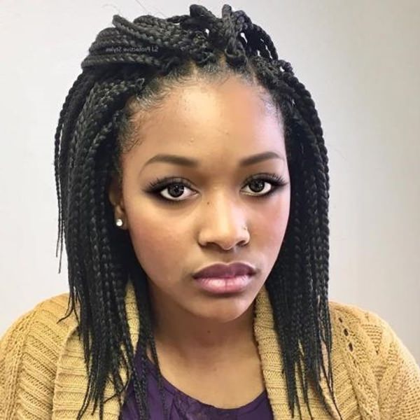91 Elegant Crochet Braids That Will Blow Your Mind For Best And Newest Twisted Lob Braided Hairstyles (View 15 of 25)