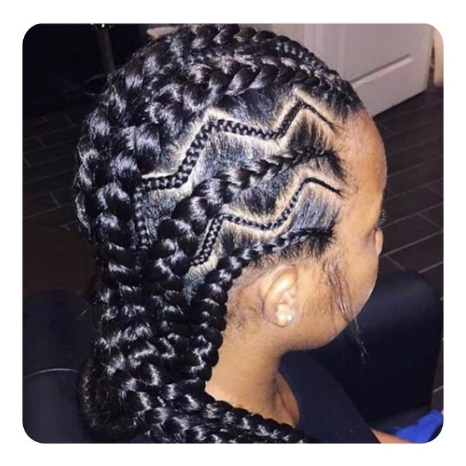 98 Ghana Braids Ideas That You Need To Try Out This Season Regarding 2020 Zig Zag Cornrows Braided Hairstyles (Photo 18 of 25)