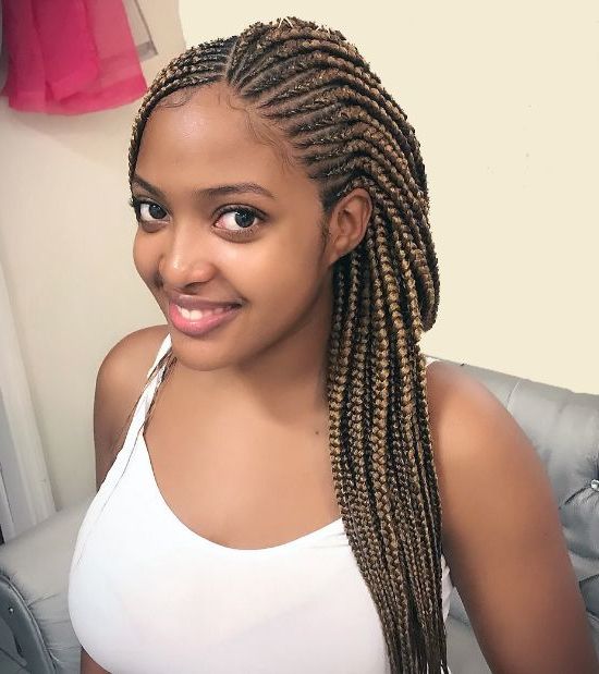 Cornrows | 19 Goddess Braids Hairstyles For Black Women Inside Most Recently Thick Cornrows Braided Hairstyles (View 18 of 25)