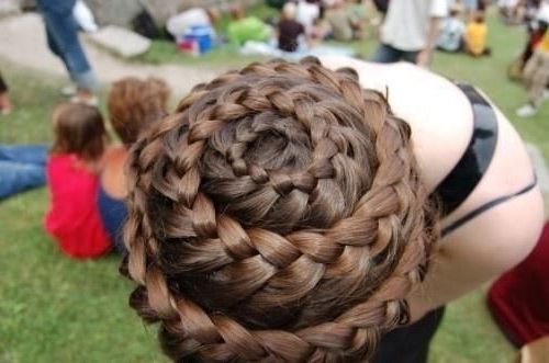 Curly Whirls! – Looks Like A Cinnamon Bun Or A Spiral With Newest Cinnamon Bun Braided Hairstyles (View 22 of 25)
