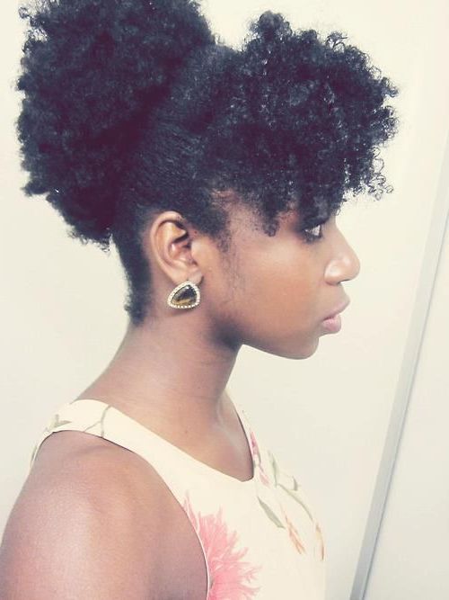 Did That!!! Still Rocking It | Things I Wanted To Say Regarding Natural Bangs Updo Hairstyles (Photo 20 of 25)