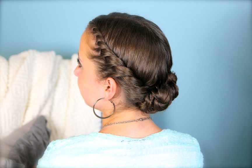 Double Twist Bun Updo | Homecoming Hairstyles | Cute Girls Inside Double Twist Bun Updo Hairstyles (View 3 of 25)