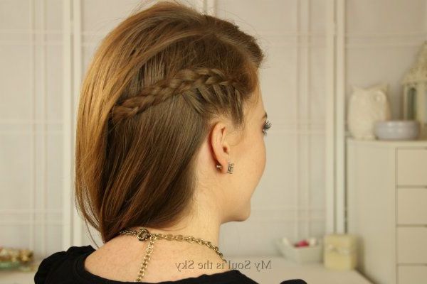 Faux Undercut Shave, Dutch Braid Hairstyle Tutorial | Hair With Regard To Recent Faux Undercut Braided Hairstyles (View 21 of 25)