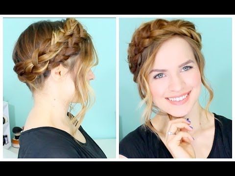 How To: Easy Crown Braid Within Most Popular Crowned Braid Crown Hairstyles (Photo 20 of 25)