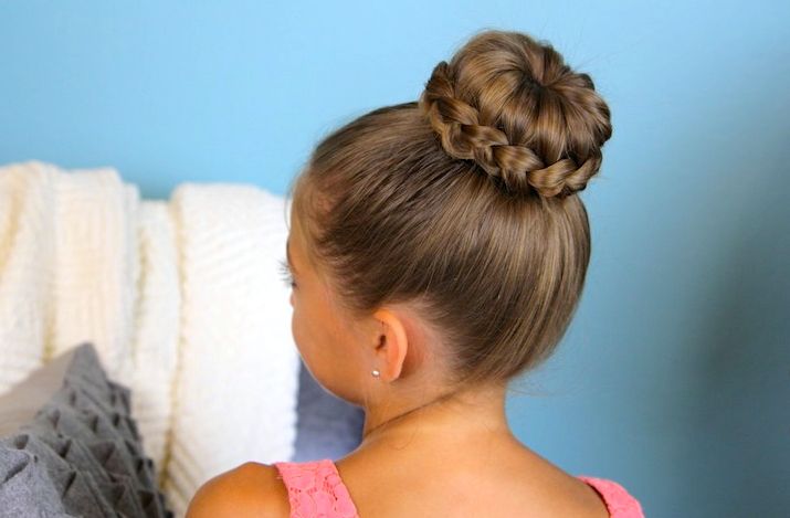 Lace Braided Bun | Cute Updo Hairstyles | Cute Girls Hairstyles In Best And Newest Braid Wrapped High Bun Hairstyles (Photo 23 of 25)
