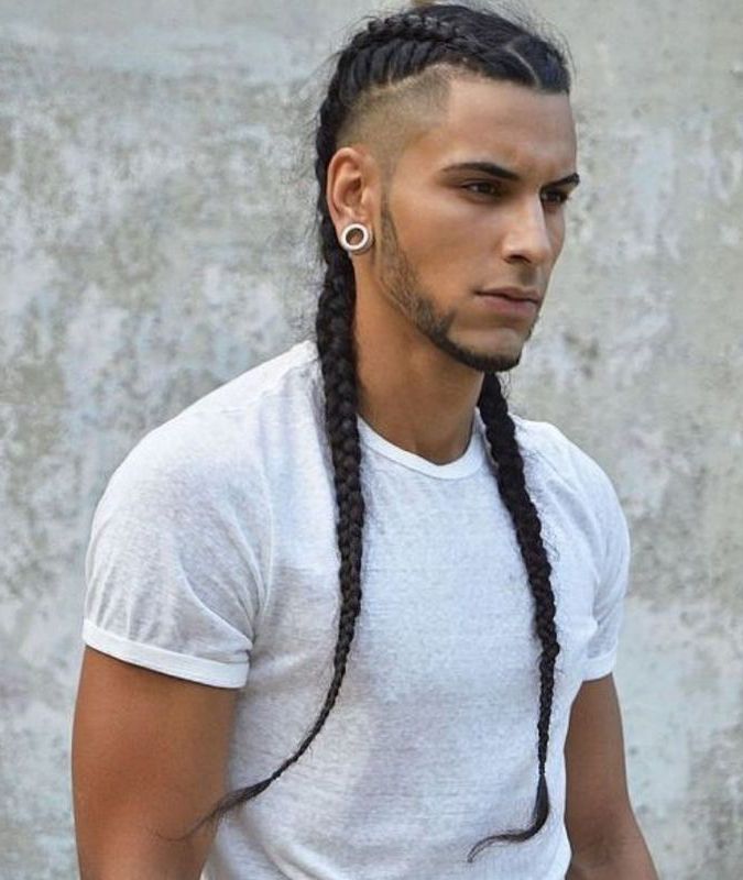 Make Money Braiding Mens Hair In A Barbershop With Regard To Current Tapered Tail Braided Hairstyles (View 8 of 25)