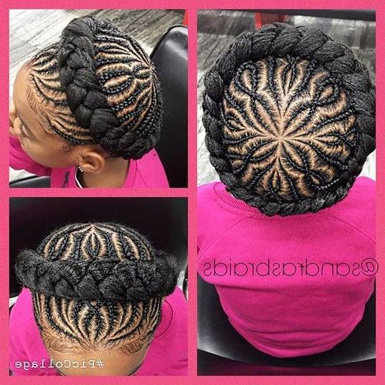 Pin On Hair Throughout Most Current Crown Cornrow Braided Hairstyles (View 2 of 25)