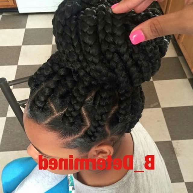 Pinevpplepevce | Braid Obsession | Braided Hairstyles, Box Inside Most Up To Date Big Bun Braided Hairstyles (View 1 of 25)