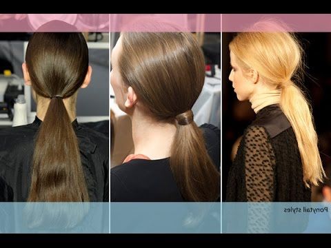 Quick Celebrity Hairstyles :'low Ponytail' Tutorial. With Low Ponytail Hairstyles (Photo 24 of 25)