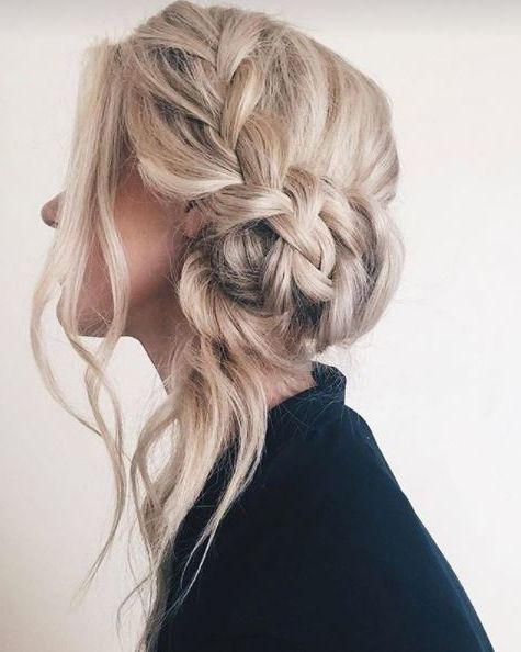 Side Bun Hairstyles: 9 Inspirational Updos For Any Occasion Within Stacked Mini Buns Hairstyles (View 12 of 25)