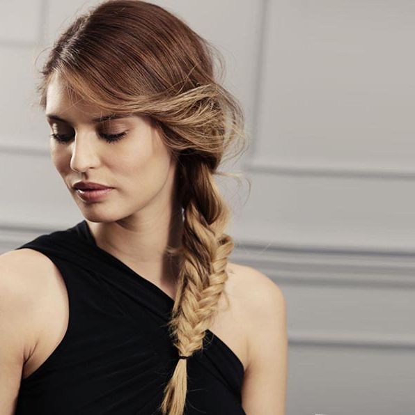 Side Fishtail Braid On Stylevore With Most Popular Fishtail Side Braided Hairstyles (View 12 of 25)