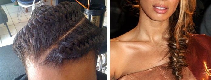 Side French Braid With Micro Braids Tutorial | The Mo Am Network Pertaining To Latest Micro Braids In Side Fishtail Braid (Photo 19 of 25)