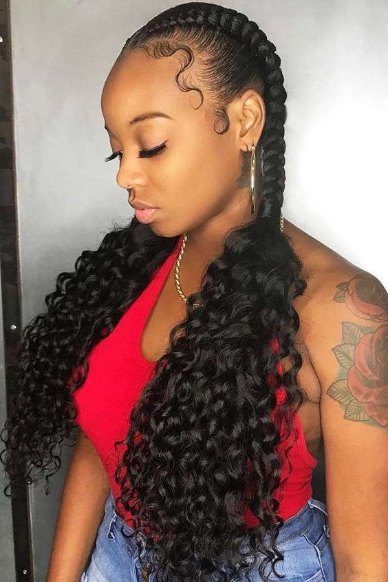 Stunning Braid Hairstyles With Weave Regarding Best And Newest Angular Crown Braided Hairstyles (View 9 of 25)