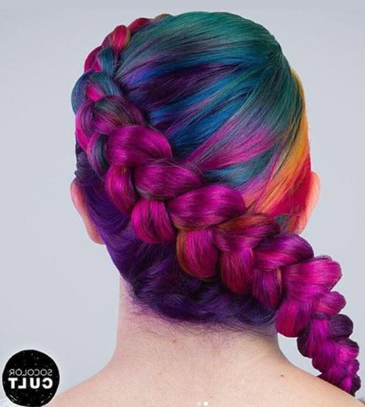 Traveling Side Dutch Braid Hairstyle | Matrix Lookbook With Regard To Recent Side Dutch Braided Hairstyles (Photo 20 of 25)