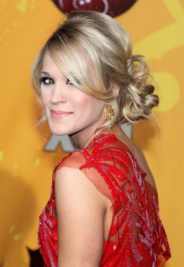 100 Side Swept Updos Hairstyles To Try This Year Regarding Sexy Low Bun Hairstyles With Side Sweep (View 7 of 25)