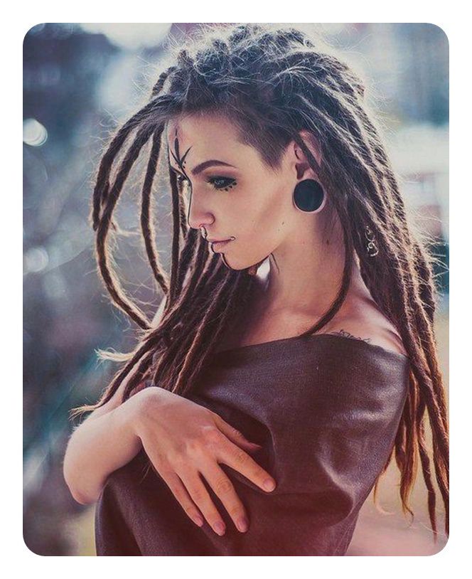 104 Ways To Style Your Dreadlocks In 2018 Intended For Dreadlocked Mohawk Hairstyles For Women (View 23 of 25)