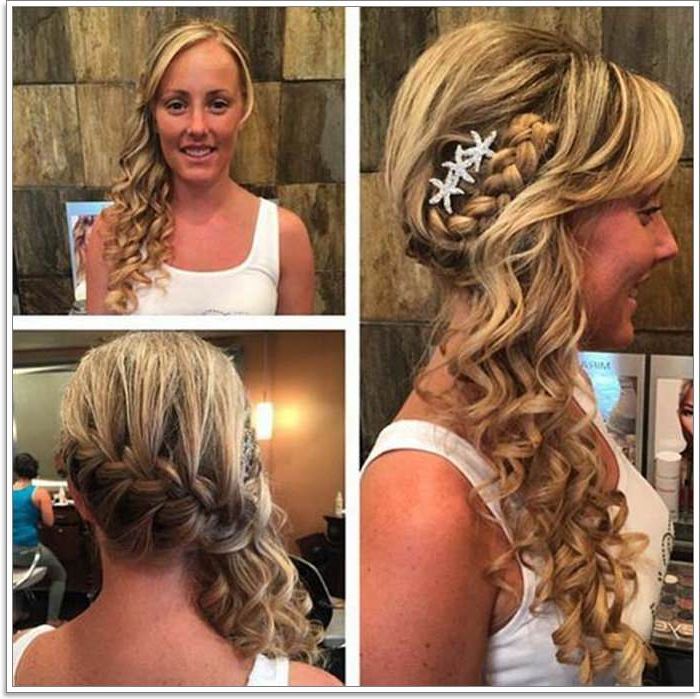 135 Whimsical Half Up Half Down Hairstyles You Can Wear For Throughout Straight Hairstyles In Side Swept Downdo (View 11 of 25)