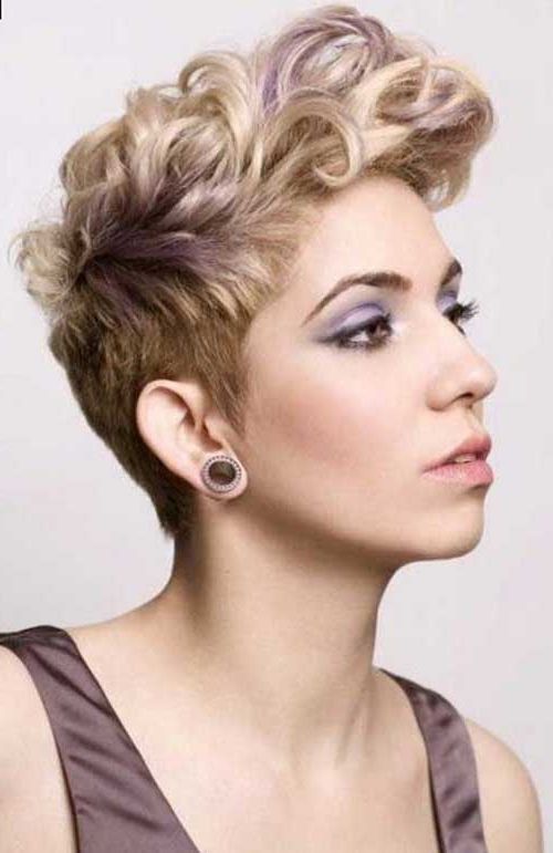 15+ Cute Curly Hairstyles For Short Hair Inside Cute Curly Pixie Hairstyles (View 14 of 25)
