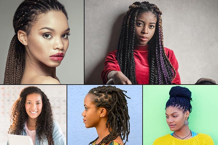 15 Cute Hairstyles For Black Teenage Girls In High Bun With Twisted Hairstyles Wrap And Graduated Side Bang (View 6 of 25)