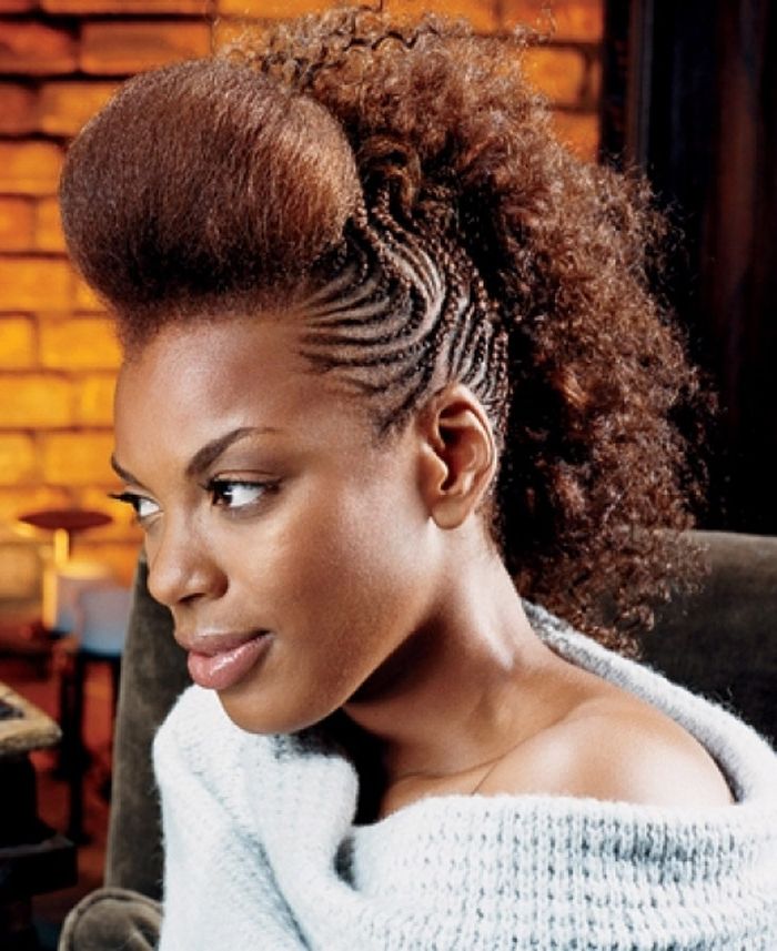 15 Foremost Braided Mohawk Hairstyles – Mohawk With Braids Regarding Side Braided Mohawk Hairstyles With Curls (Photo 13 of 25)