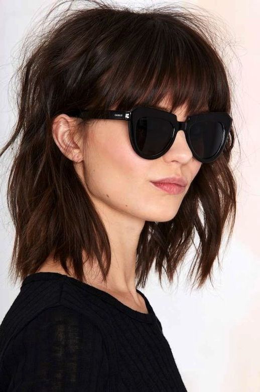 15 Long Bob Haircuts And Hairstyles For An Attractive Look Throughout Wavy Long Bob Hairstyles With Bangs (View 6 of 25)