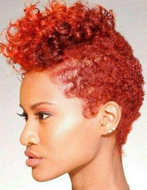15 Stunning Mohawk Hairstyles Inside Black &amp; Red Curls Mohawk Hairstyles (Photo 9 of 25)