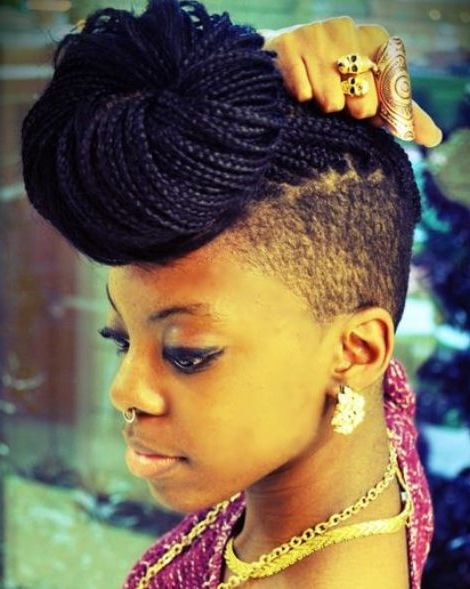 15 Stunning Mohawk Hairstyles With Cassie Roll Mohawk Hairstyles (Photo 17 of 25)