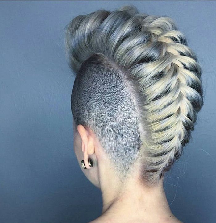 15 Unique Mohawk Haircuts For Girls [2019] – Child Insider In Center Braid Mohawk Hairstyles (Photo 16 of 25)