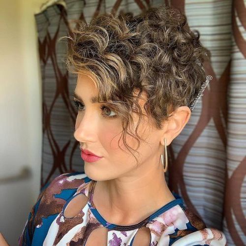 16 Cutest Curly Hair With Bangs To Try This Year Inside Cute Curly Pixie Hairstyles (View 11 of 25)