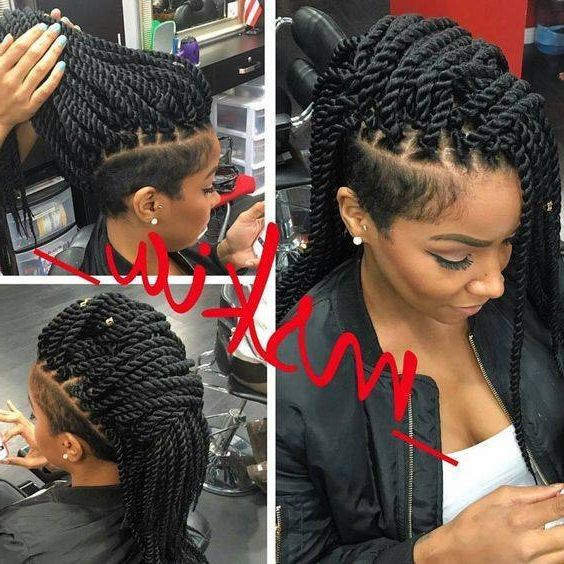 16 Mohawk Hairstyles For Black Women With Short Hair – Best With Short Hair Mohawk Hairstyles (View 21 of 25)