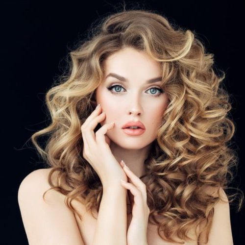 19 Best Curly Hairstyles For Long Hair In 2019 Within Curls And Blonde Highlights Hairstyles (View 13 of 25)