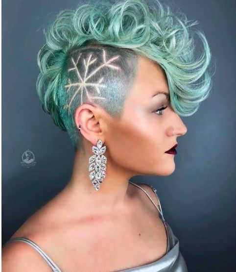 19 Best Female Mohawk Hairstyles Inside Feminine Curly Mohawk  Haircuts (View 14 of 25)