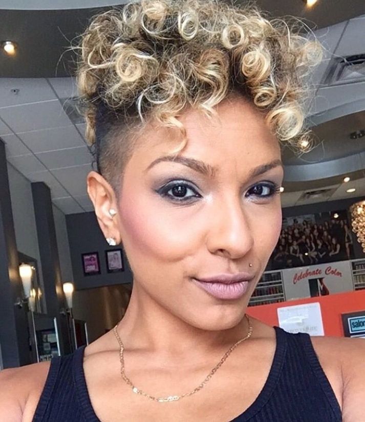 19 Best Female Mohawk Hairstyles Intended For Faux Mohawk Hairstyles With Springy Curls (View 6 of 25)