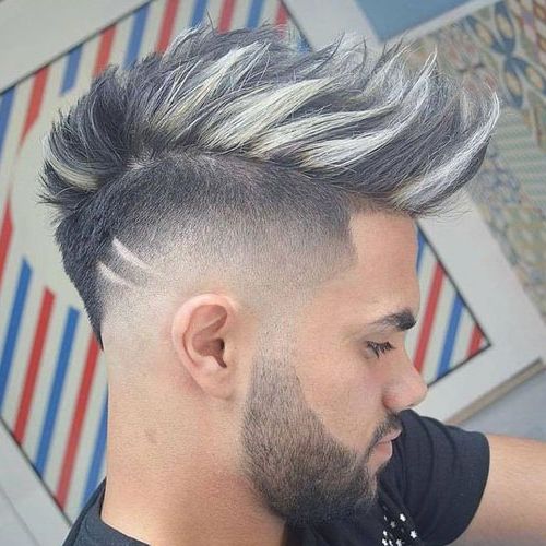 19 Best Mohawk Fade Haircuts (2019 Guide) In Curly Highlighted Mohawk Hairstyles (Photo 15 of 25)