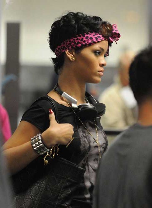 20 Best Rihanna Short Curly Hair | Short Hairstyles Inside Rihanna Black Curled Mohawk Hairstyles (Photo 20 of 25)