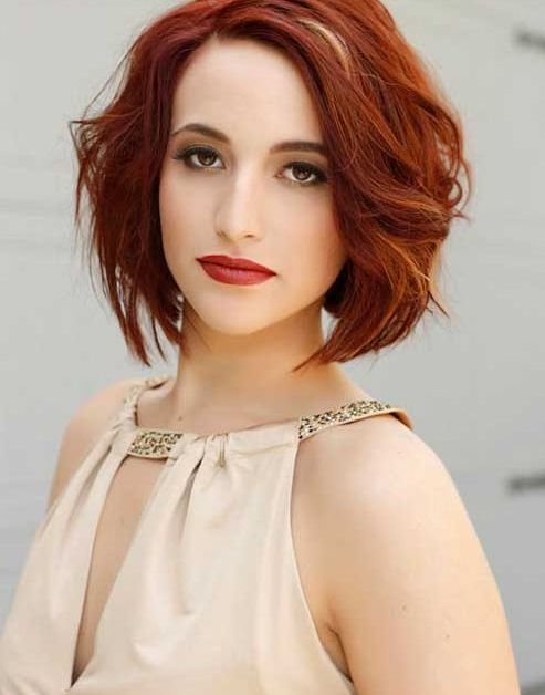 20 Dazzling Red Hairstyles – Popular Haircuts Regarding Edgy Red Hairstyles (View 14 of 25)