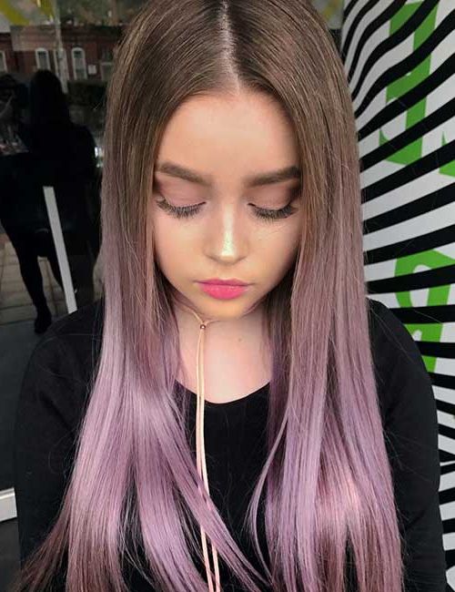 20 Lovely Lavender Ombre Hair Color Ideas Intended For Ravishing Smoky Purple Ombre Hairstyles (Photo 24 of 25)