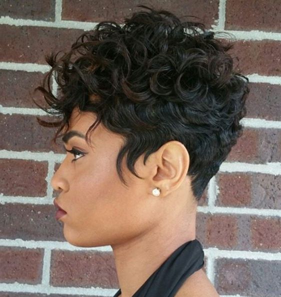 20 Lovely Wavy & Curly Pixie Styles: Short Hair – Popular Inside Pixie Haircuts With Large Curls (Photo 2 of 25)
