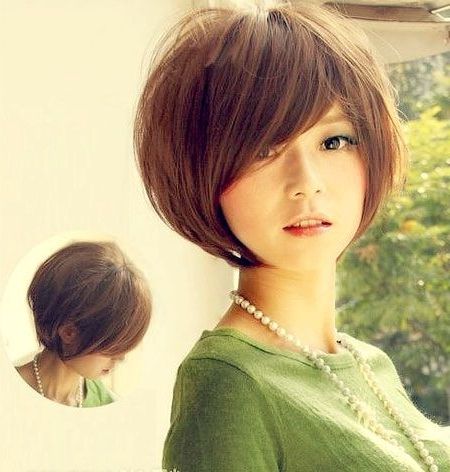20 Popular Short Hairstyles For Asian Girls – Pretty Designs Pertaining To Sweet And Adorable Chinese Bob Hairstyles (View 11 of 25)