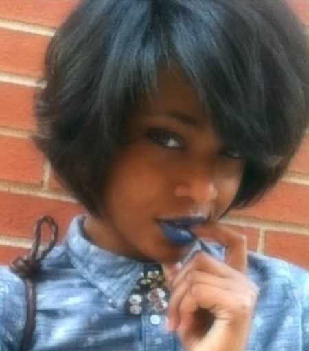 20 Short Bob Hairstyles For Black Women With Regard To Very Short Boyish Bob Hairstyles With Texture (Photo 13 of 25)