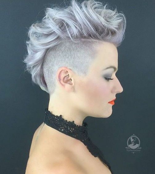 20 Shorter Hairstyles Perfect For Thick Manes | Hair Pertaining To Shaved Short Hair Mohawk Hairstyles (Photo 5 of 25)