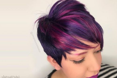 2019's Best Hair Color Ideas Are Right Here In Ravishing Smoky Purple Ombre Hairstyles (Photo 23 of 25)